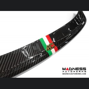 Alfa Romeo 4C Rear Spoiler - Carbon Fiber - Coupe - Italian Theme w/ 4C Logo